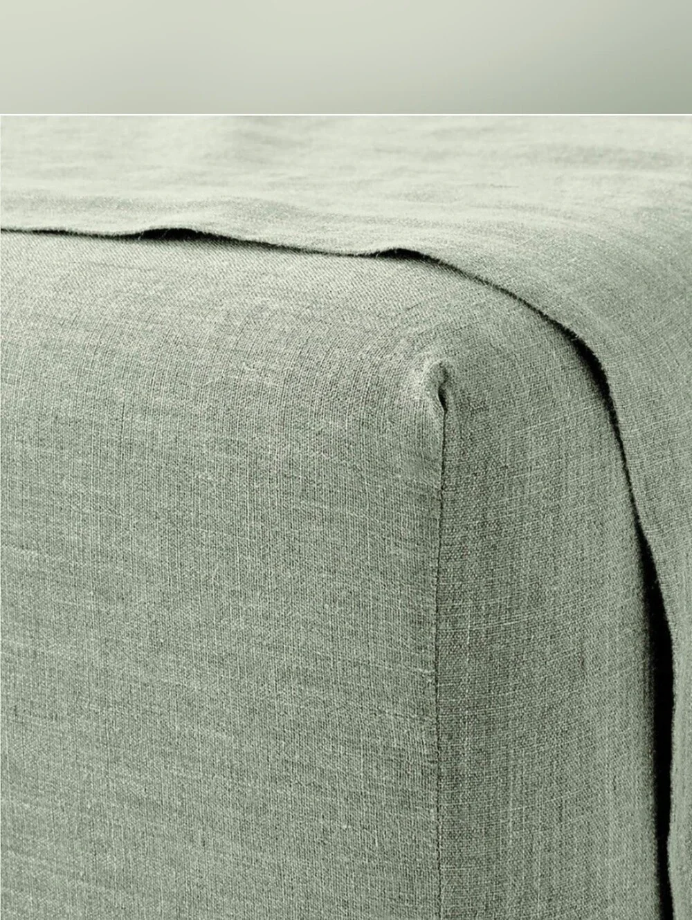 NEW!! Premier Sage Green EUROPEAN FLAX™-Certified Heathered Linen King Sheet Set